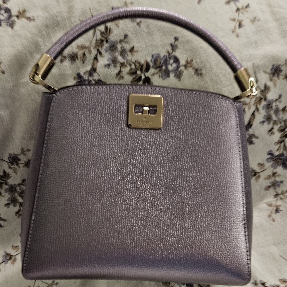 Kate Spade Purple Crossbody Bag Sleek Design